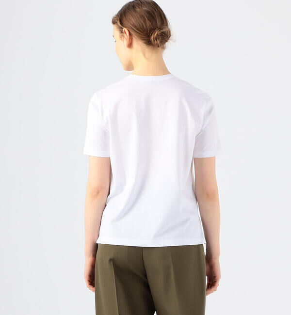 TOMORROWLAND collection「スーピマコットンジャージー クルーネックプルオーバー」|Tシャツ・カットソー|