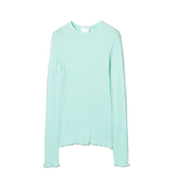Ballsey「コットンシルクリブ クルーネックプルオーバー」|Tシャツ・カットソー|63 ライトブルー