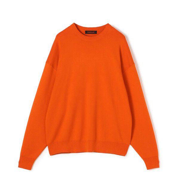 CABaN「CABaN コットンカシミヤ クルーネックプルオーバー」|ニット・セーター|35 レッド