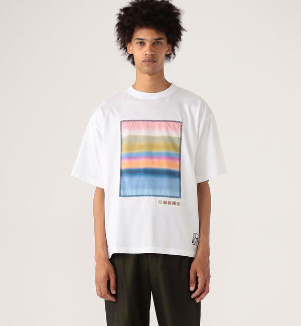 CABaN「CABaN スビンコットン グラデーションプリントTシャツ」|Tシャツ・カットソー|