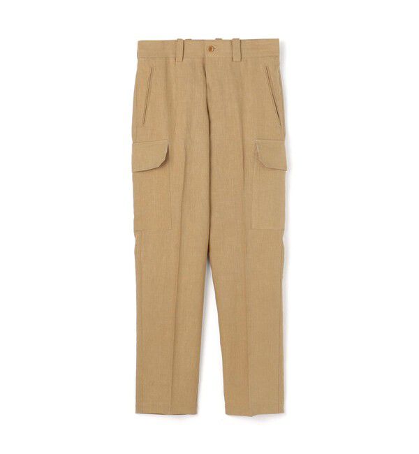 TOMORROWLAND MENS「60リネン カーゴパンツ」|カーゴ|43 ベージュ