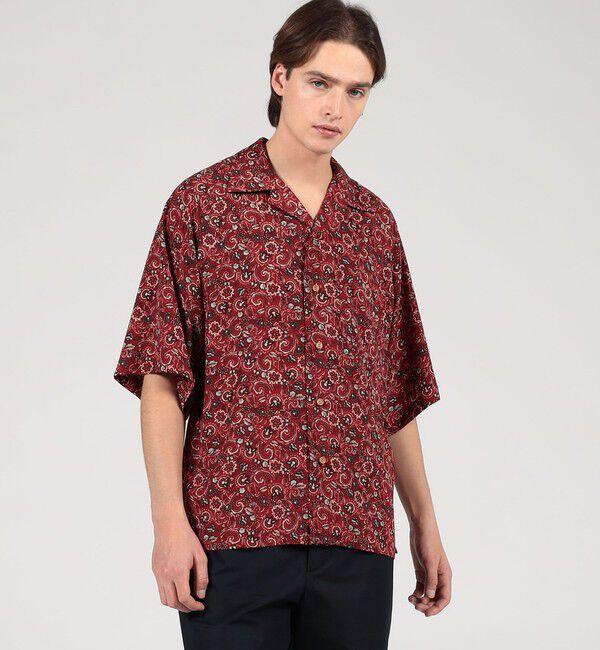 TOMORROWLAND BUYING WEAR「【別注】m's braque ポリエステル オープンカラー ハーフスリーブシャツ」|シャツ・ブラウス|