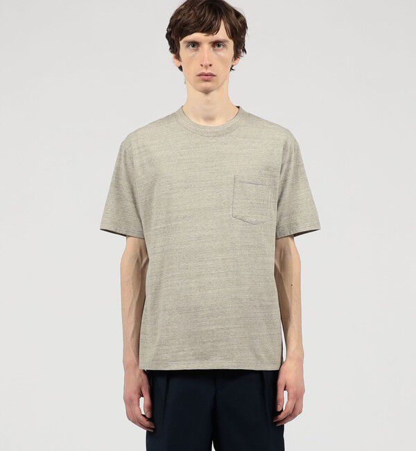TOMORROWLAND MENS「オーガニックコットン クルー ハーフスリーブカットソー」|Tシャツ・カットソー|