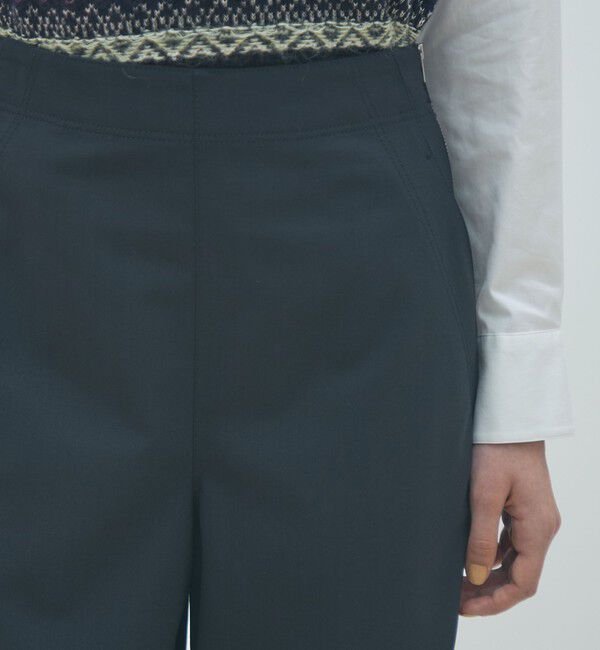 MACPHEE「ポリエステルウールストレッチ フレアパンツ」|その他|