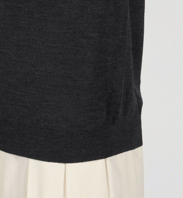 TOMORROWLAND MENS「TOMORROWLAND tricot スーパーファインメリノウール Vネックプルオーバー S-WOOL」|ニット・セーター|