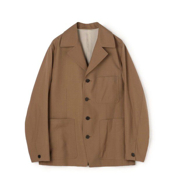 TOMORROWLAND MENS「SUPER120&rsquo;Sウール シングルブレステッド 4Bバルカラージャケット」|テーラードジャケット|45 キャメル