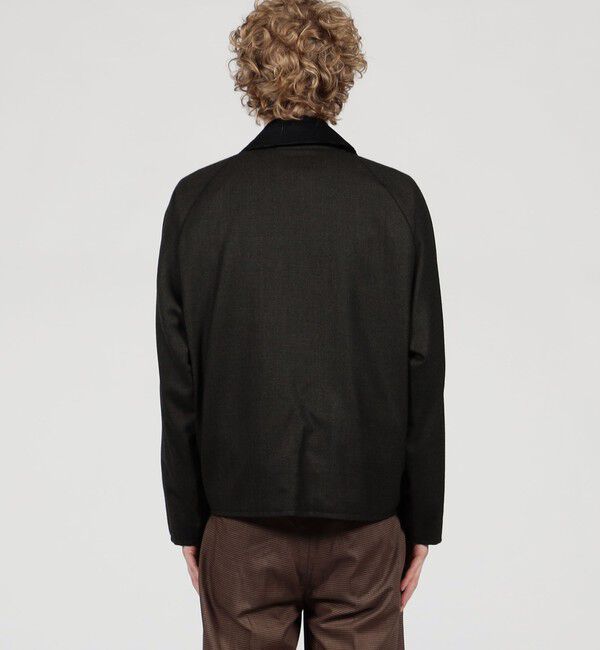 TOMORROWLAND MENS「【別注】Barbour TRASPORT ウールブルゾン DORMEIUL」|ブルゾン・スタジャン|