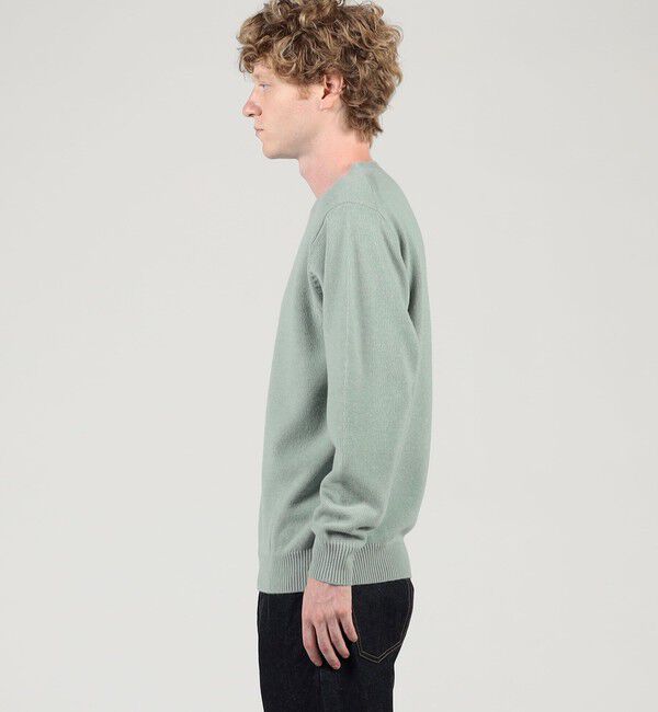 TOMORROWLAND MENS「TOMORROWLAND tricot スーパーファインラムウール クルーネックプルオーバー」|ニット・セーター|