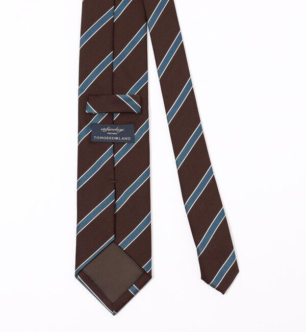 TOMORROWLAND GOODS「STEFANO BIGI シルク レジメンタル ネクタイ」|ネクタイ・蝶ネクタイ|