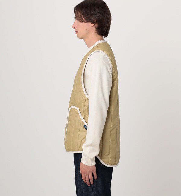 TOMORROWLAND BUYING WEAR「LAVENHAM STUDIO GILET ピグメントダイ バーティカルキルティングベスト」|ベスト・ジレ|