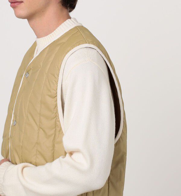 TOMORROWLAND BUYING WEAR「LAVENHAM STUDIO GILET ピグメントダイ バーティカルキルティングベスト」|ベスト・ジレ|