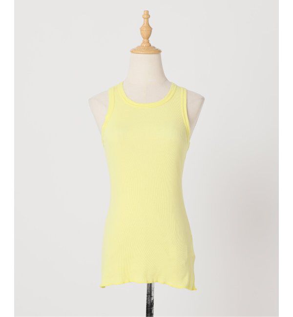  「《追加》SOFT RIB TANK：タンクトップ」|タンクトップ|イエロー