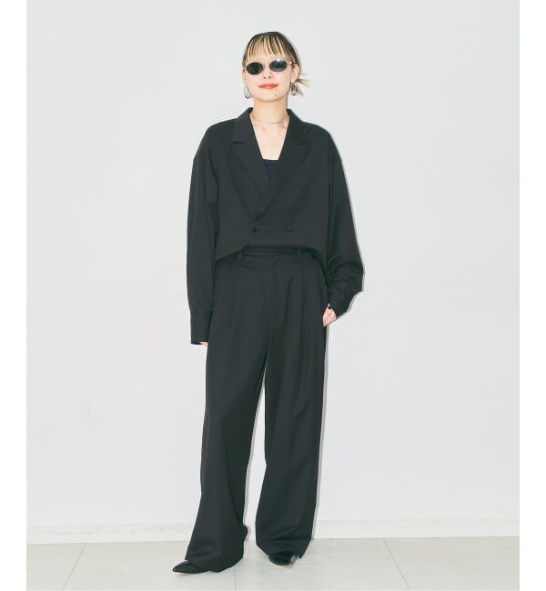  「TWILL 2TUCK パンツ」|スラックス|