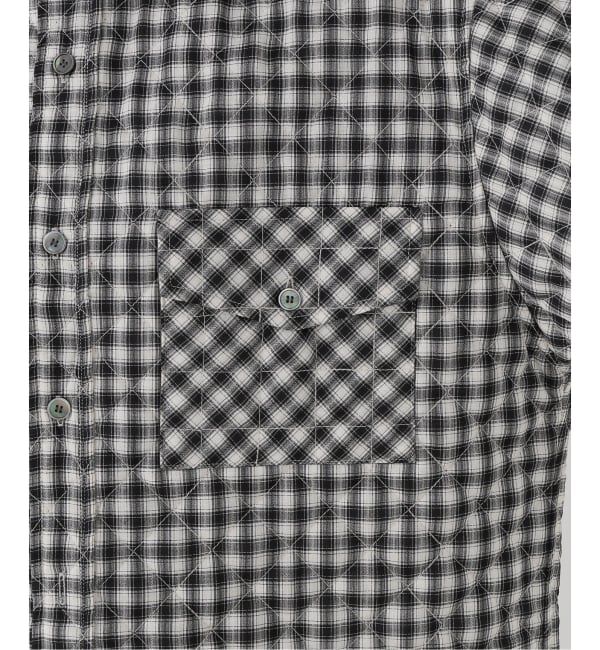  「MASU PRINCE PUFFER PLAID SHIRT M26H98SL004：シャツ」|シャツ・ブラウス|