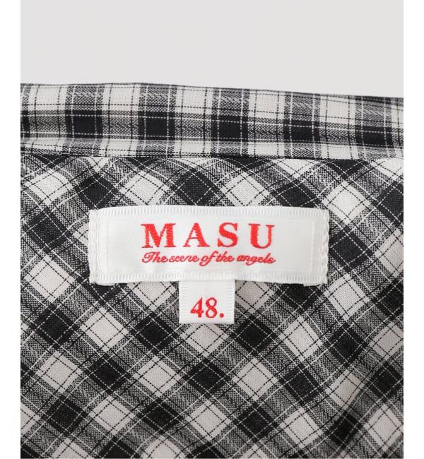  「MASU PRINCE PUFFER PLAID SHIRT M26H98SL004：シャツ」|シャツ・ブラウス|