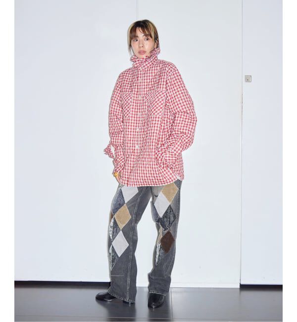  「MASU PRINCE PUFFER PLAID SHIRT M26H98SL004：シャツ」|シャツ・ブラウス|