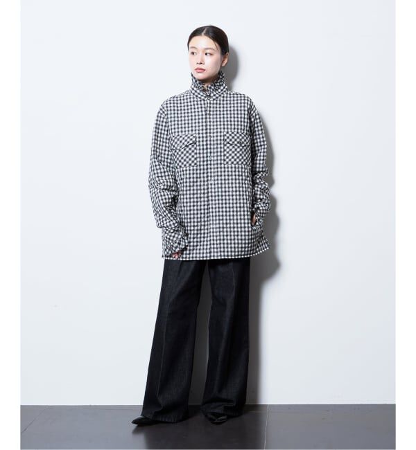  「MASU PRINCE PUFFER PLAID SHIRT M26H98SL004：シャツ」|シャツ・ブラウス|