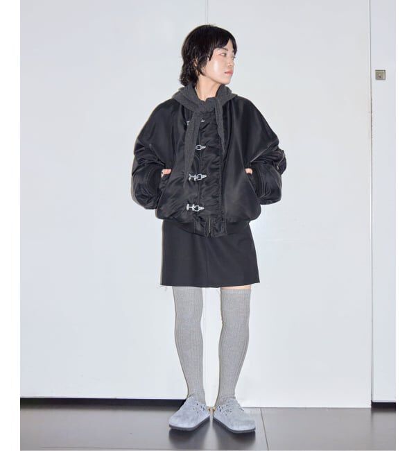  「CONLEAD RIB WOOL HIOGHT 26A003S：靴下」|ソックス|