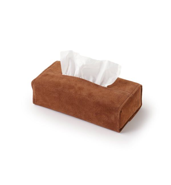 journal standard Furniture「SUEDE TISSUE CASE　ティッシュケース」|ダストボックス|