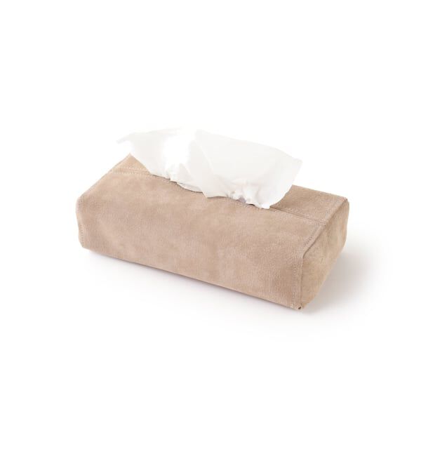 journal standard Furniture「SUEDE TISSUE CASE　ティッシュケース」|ダストボックス|