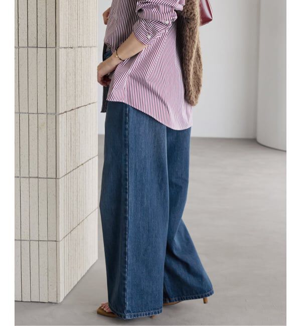 Plage「Turn belt デニムパンツ」|デニム|