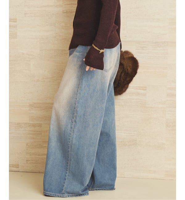 Plage「《予約》Super Wide Denim パンツ」|デニム|