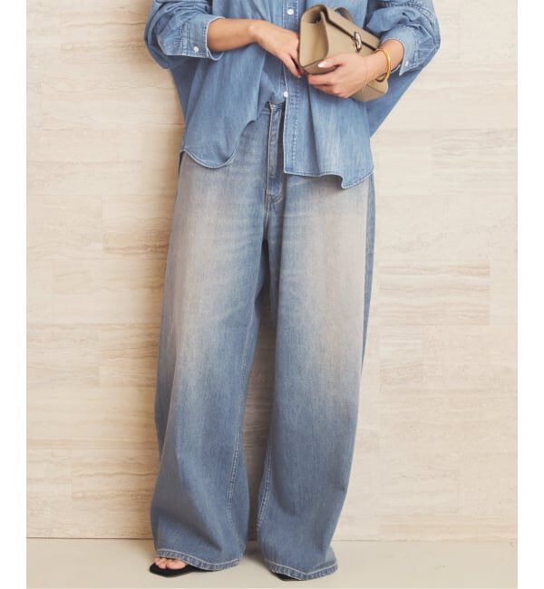 Plage「《予約》Super Wide Denim パンツ」|デニム|