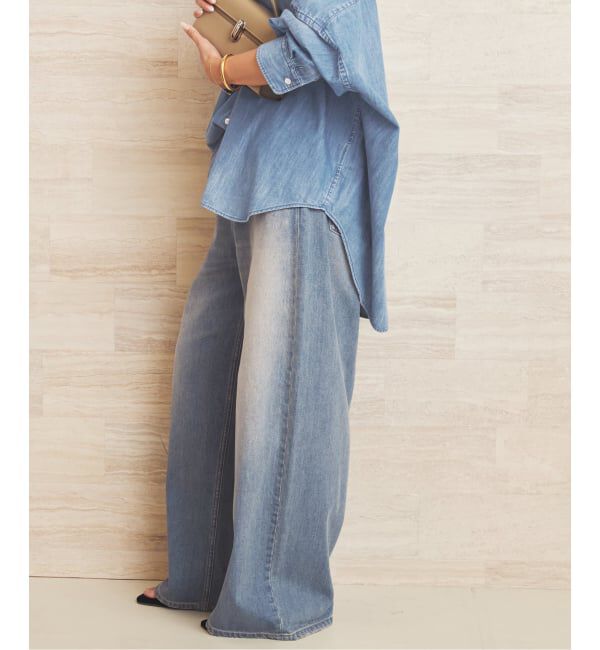 Plage「《予約》Super Wide Denim パンツ」|デニム|