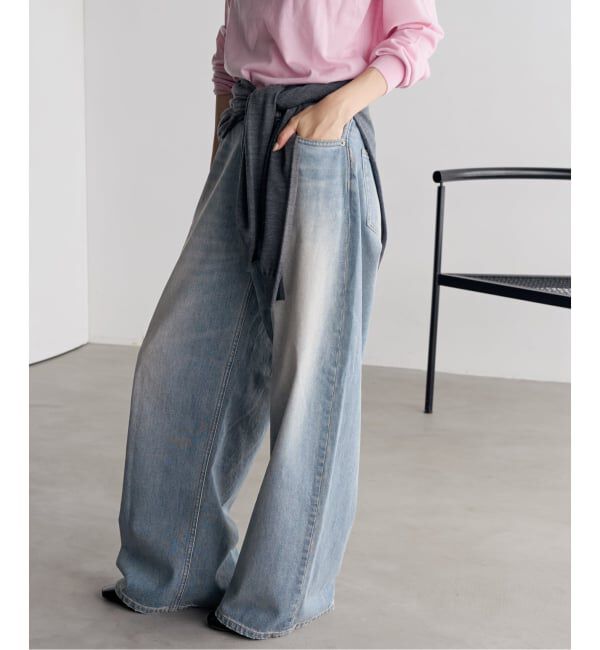 Plage「《予約》Super Wide Denim パンツ」|デニム|