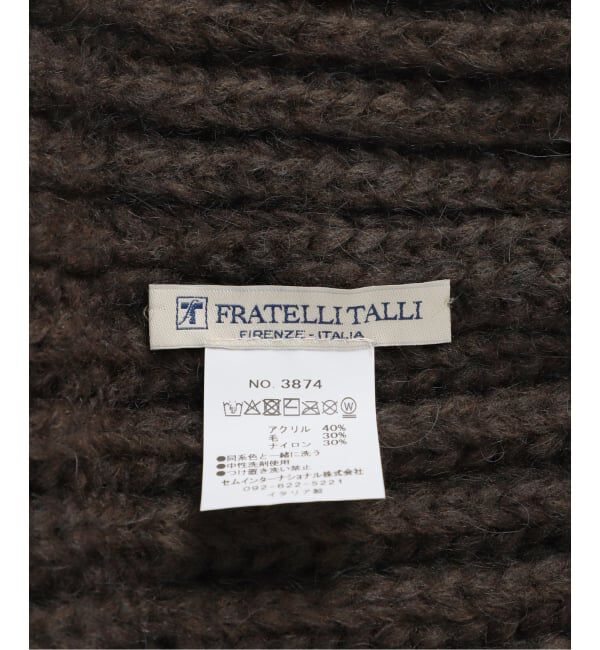 SLOBE IENA「《追加予約》Fratelli Talli/フラテリータリー KNIT CAP 3874」|ニット帽|