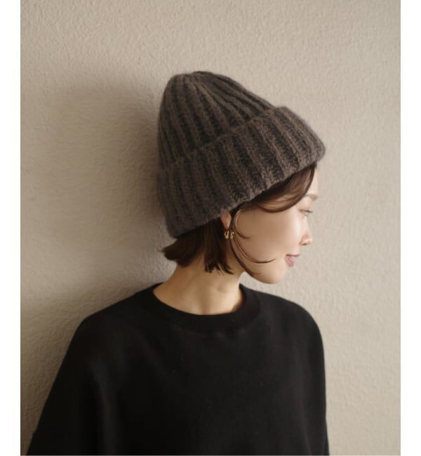 SLOBE IENA「《追加予約》Fratelli Talli/フラテリータリー KNIT CAP 3874」|ニット帽|ブラウン A