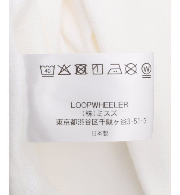 EDIFICE「LOOPWHEELER for LOWERCASE ツリテンジク スウェット型 ワイドTシャツ」|Tシャツ・カットソー|