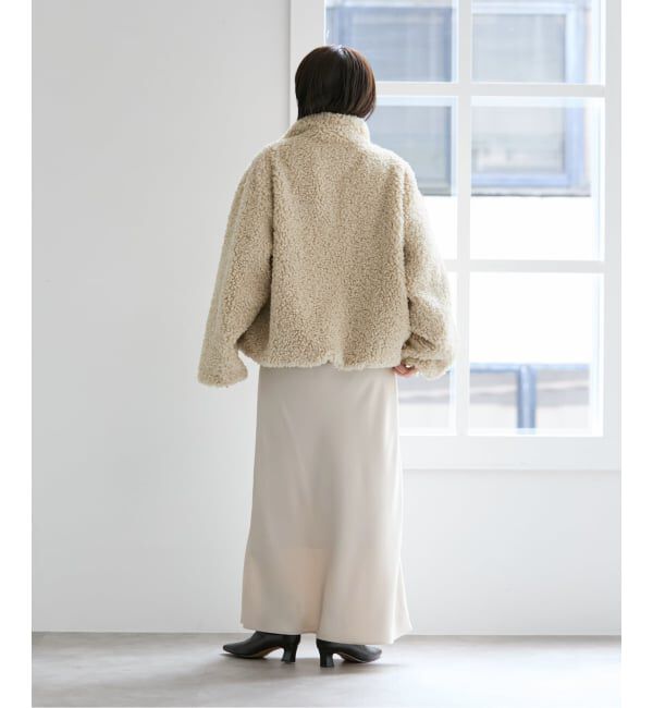  「【洗える】カーリーボアブルゾン」|その他|