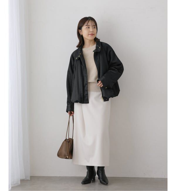  「【洗える】ヴィンテージサテンバルーンブルゾン」|その他|