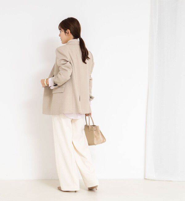 NOLLEY'S sophi「ウォッシャブル強撚ツイルワイドパンツ」|その他|