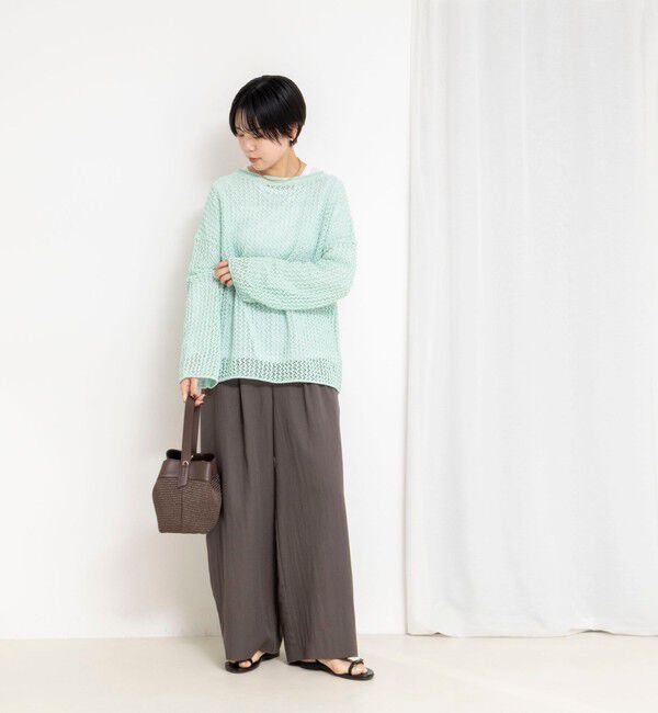 NOLLEY'S「【WEB＆一部店舗限定サイズアイテム】ウォッシャブルセルロースワイドパンツ」|その他|