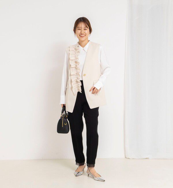 NOLLEY'S「《セットアップ対応》ウォッシャブルダブルクロススリムパンツ」|その他|