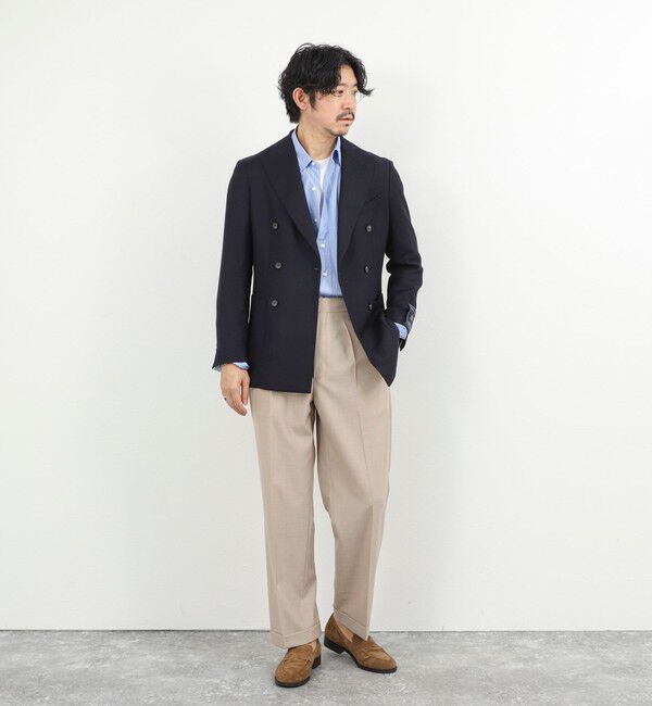 NOLLEY'S goodman「ウォッシャブルウールワイドスラックス 26SS」|スラックス|