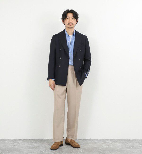 NOLLEY'S goodman「ウォッシャブルウールワイドスラックス 26SS」|スラックス|