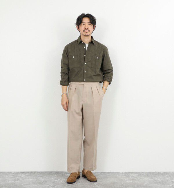 NOLLEY'S goodman「ウォッシャブルウールワイドスラックス 26SS」|スラックス|