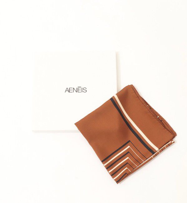 NOLLEY'S sophi「【AENEIS/エイネス】MINIMAL ILLUSIONシルクスカーフ」|ストール|