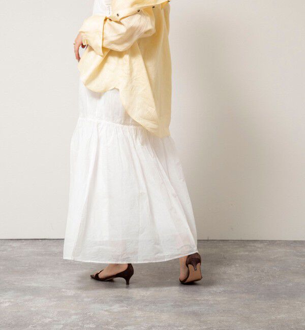 NOLLEY'S sophi「【MARILYN MOON/マリリーンムーン】sheer starched cotton lace tieredワンピース」|ワンピース|