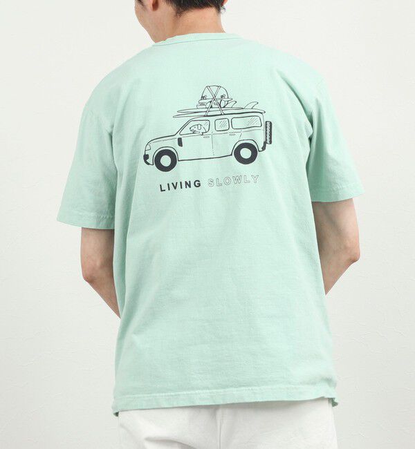 NOLLEY'S goodman「別注 SLOWLY WAGON バックプリントTシャツ 26SS」|Tシャツ・カットソー|