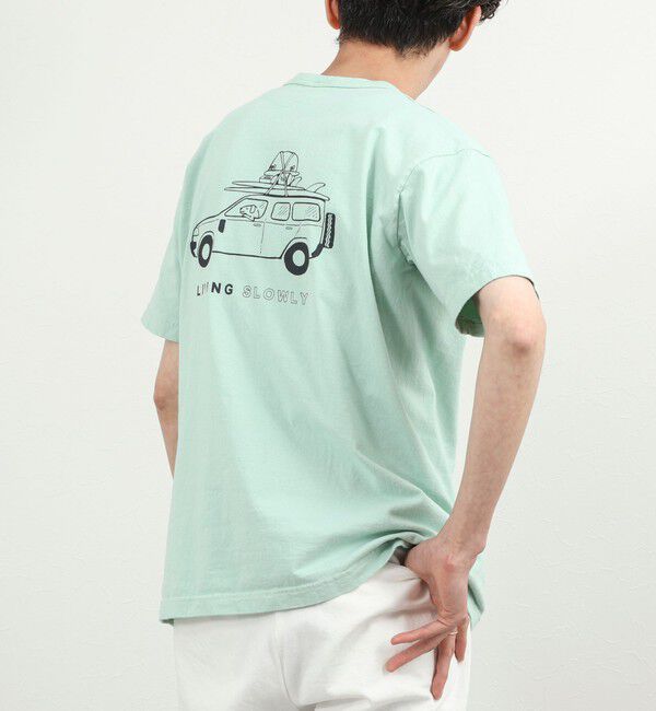 NOLLEY'S goodman「別注 SLOWLY WAGON バックプリントTシャツ 26SS」|Tシャツ・カットソー|