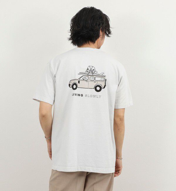 NOLLEY'S goodman「別注 SLOWLY WAGON バックプリントTシャツ 26SS」|Tシャツ・カットソー|
