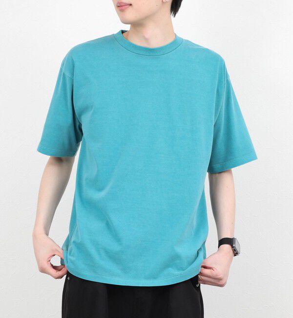 NOLLEY'S goodman「【BECシリーズ】《接触冷感/UVカット》PIGMENT DYE BIO WASH ピグメント染め オーバーサイズTシャツ」|Tシャツ・カットソー|