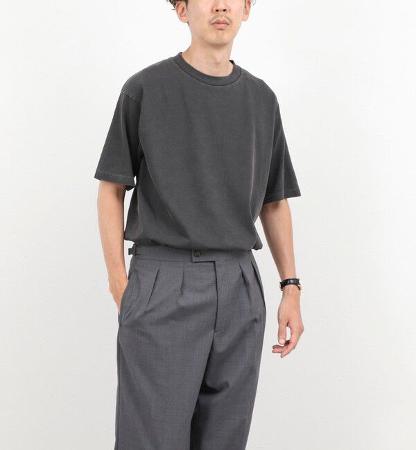 NOLLEY'S goodman「【BECシリーズ】《接触冷感/UVカット》PIGMENT DYE BIO WASH ピグメント染め オーバーサイズTシャツ」|Tシャツ・カットソー|
