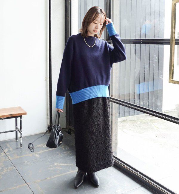 NOLLEY'S「【WEB＆店舗限定カラーあり】MUSICクルーネックプルオーバー」|ニット・セーター|