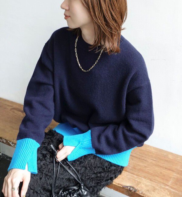 NOLLEY'S「【WEB＆店舗限定カラーあり】MUSICクルーネックプルオーバー」|ニット・セーター|