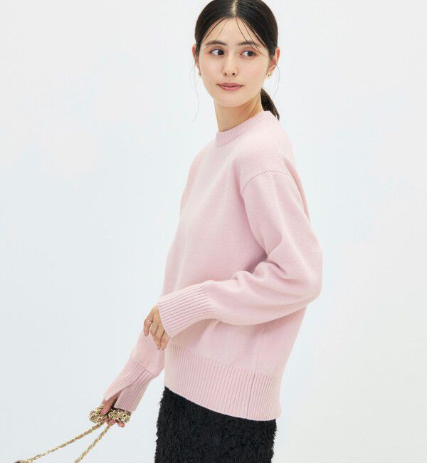 NOLLEY'S「【WEB＆店舗限定カラーあり】MUSICクルーネックプルオーバー」|ニット・セーター|